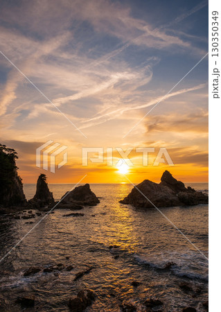 笹川流れ・夕景 130350349