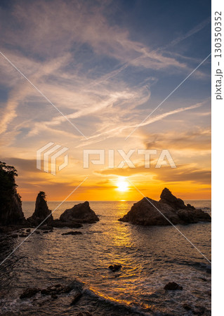 笹川流れ・夕景 130350352