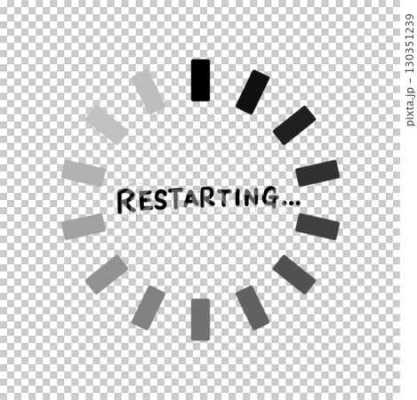 簡單的手寫重啟圖標 130351239