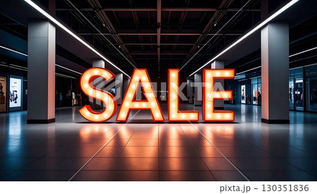 SALE(セール)のスタイリッシュバナー 130351836