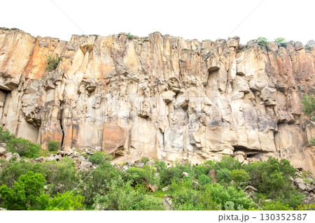 Exploring the rugged cliffs and greenery in Turkey's stunning natural landscape Exploring the rugged cliffs and greenery in Turkey's stunning natural landscape 130352587