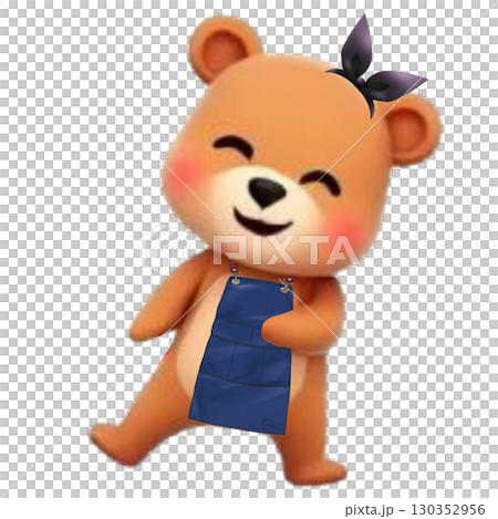 bear doll with a gift bear doll with a gift 130352956