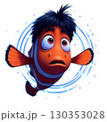 a cute fish in the water 130353028