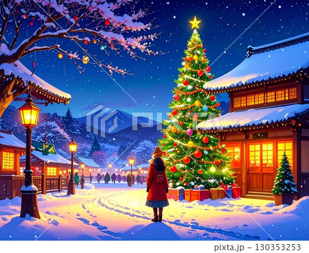 日本のクリスマス 130353253