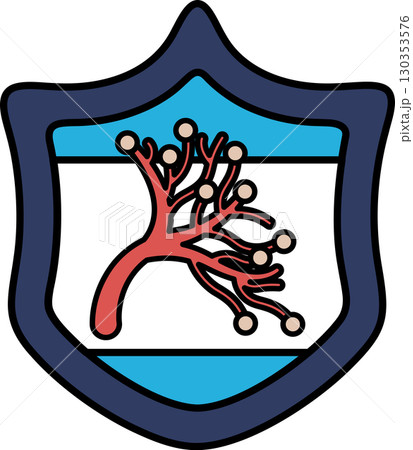 A shield with a tree on it 130353576