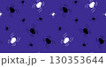 Vector cute Halloween spider seamless pattern. Black spiders on purple background. Illustration for fabric; packaging; paper; wallpaper; print 130353644