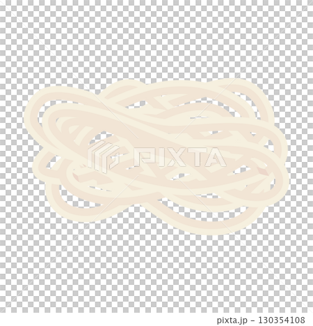Boiled udon icon illustration 130354108