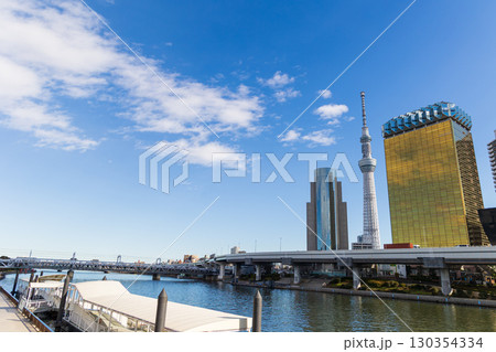 東京の都市風景 東京スカイツリー 東京の都市風景 東京スカイツリー 130354334