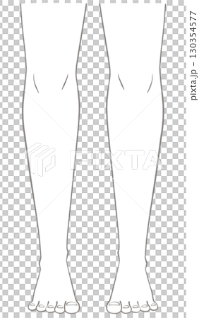 Both legs seen from the front Both legs seen from the front 130354577
