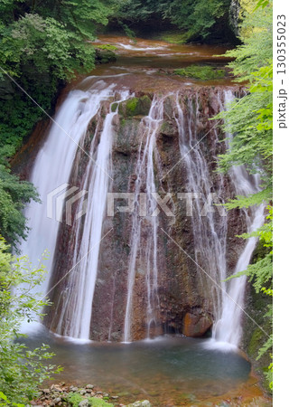 長野県茅野市、横谷渓谷の王滝 130355023