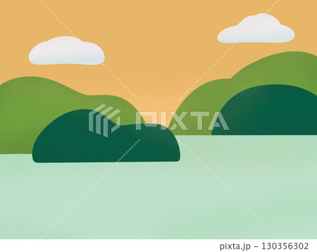 子ども向け風景背景素材 130356302