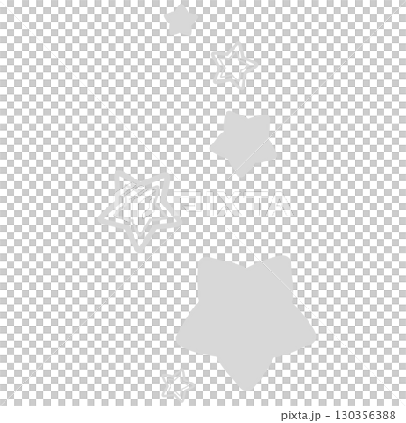 可愛的灰色手繪閃爍星星插圖 130356388