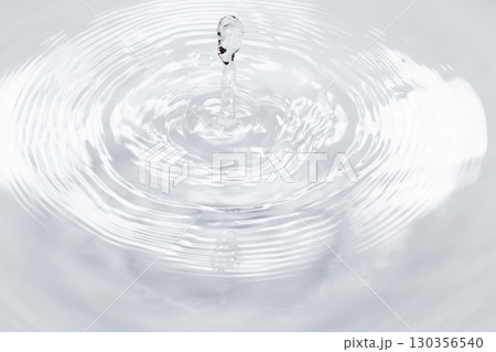 水面に落ちる水滴. 130356540