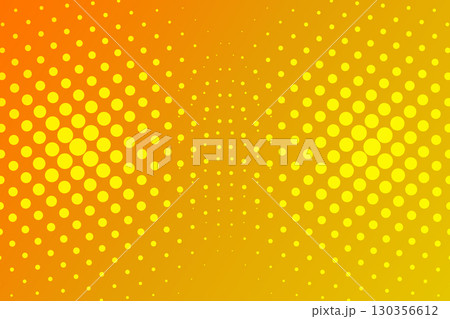 Abstract background halftone yellow circle pattern Abstract background halftone yellow circle pattern 130356612