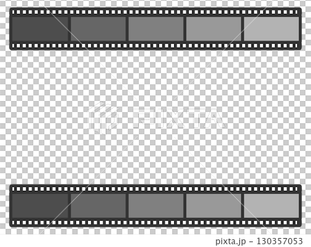 Movie negative film frame illustration 130357053