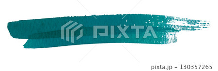green watercolor background. Artistic hand paint. Isolated on transparent background. 130357265