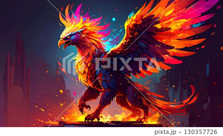 空想上の生物 グリフォン（Griffon） 130357726
