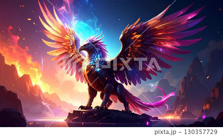 空想上の生物 グリフォン（Griffon） 130357729