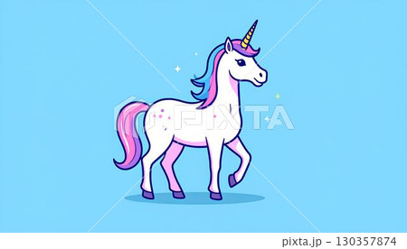 空想上の生物 ユニコーン（unicorn） 130357874