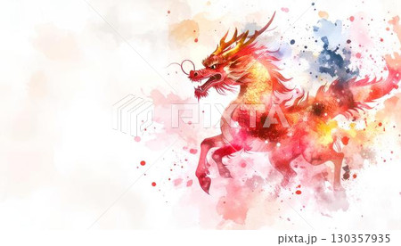 空想上の生物 麒麟（Qilin） 130357935