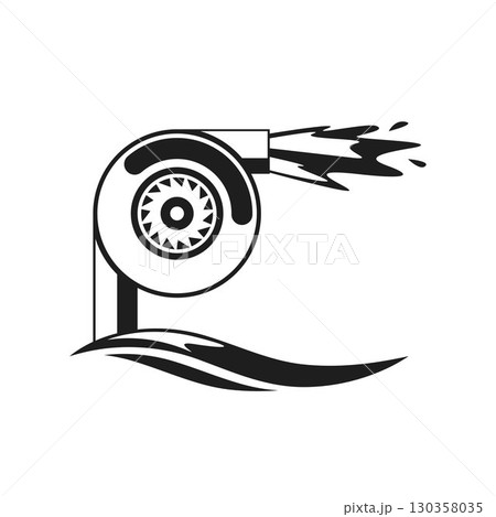 water pump icon vector illustration element design water pump icon vector illustration element design 130358035
