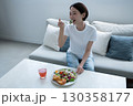 管理職女性の朝食,ブランチイメージ 130358177