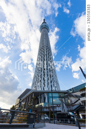 北十間川付近から見る東京スカイツリー 北十間川付近から見る東京スカイツリー 130358383