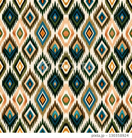 ethnic tribal seamless geometric pattern. vector illustration ethnic tribal seamless geometric pattern. vector illustration 130358924