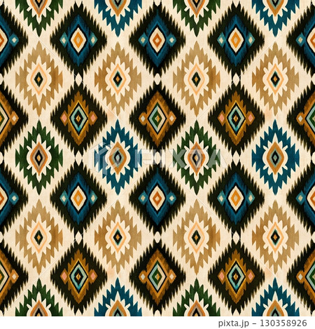 ethnic tribal seamless geometric pattern. vector illustration 130358926