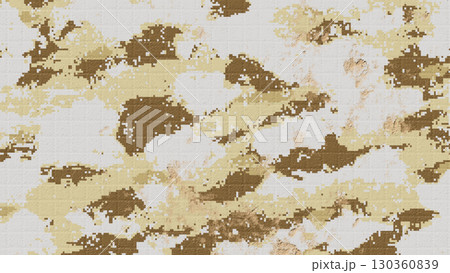 デジタルカモフラージュ柄の背景テクスチャ(ミリタリー風) デジタルカモフラージュ柄の背景テクスチャ(ミリタリー風) 130360839
