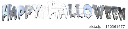 3DCG文字「Happy Halloween」ハッピーハロウィン 130361677