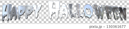 3DCG文字「Happy Halloween」ハッピーハロウィン 130361677