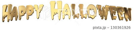 3DCG文字「Happy Halloween」ハッピーハロウィン 3DCG文字「Happy Halloween」ハッピーハロウィン 130361926