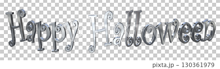 3DCG文字「Happy Halloween」ハッピーハロウィン 3DCG文字「Happy Halloween」ハッピーハロウィン 130361979