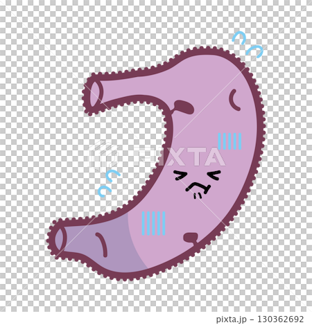 Human organ character: Unhealthy stomach 130362692