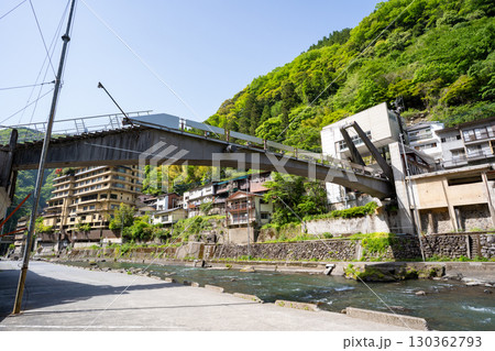 杖立橋の風景（小国町） 130362793