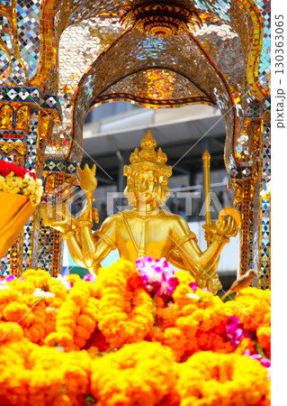 Erawan Shrine at Ratchaprasong, Bangkok, Thailand 130363065