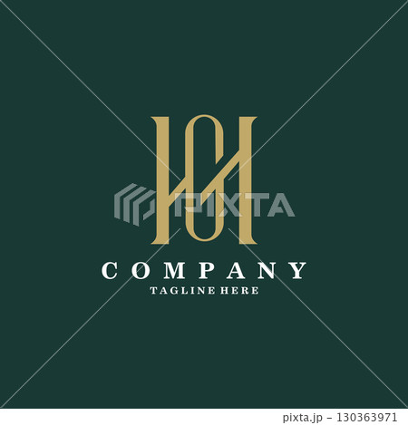initial letter HG logo design vector initial letter HG logo design vector 130363971