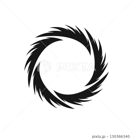 Business logo, vortex, spiral icon vector Business logo, vortex, spiral icon vector 130366340