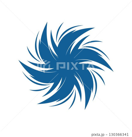 Business logo, vortex, spiral icon vector 130366341