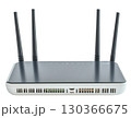 Router wifi computere communication tecnology isolated on white background, PNG transparent clipart. 130366675