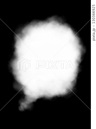 円型スモークの吹き出し 130366925