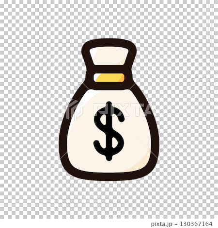 Money, cash illustration icon (game, money, financial material) 130367164