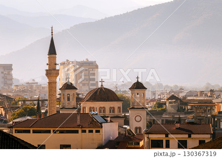Cityscape with Historical Architecture of Berat Albania Cityscape with Historical Architecture of Berat Albania 130367319