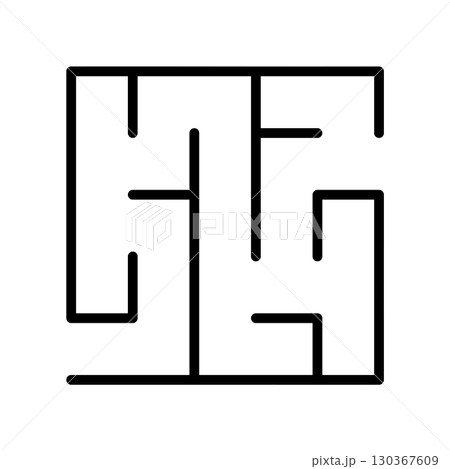 迷路のアイコン。 迷路のアイコン。 130367609