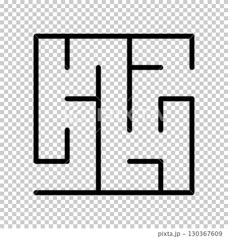 迷路のアイコン。 迷路のアイコン。 130367609