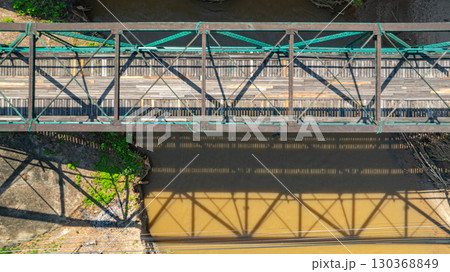 Aerial view of The Ta Pai Memorial Bridge is like the gateway to Pai. Aerial view of The Ta Pai Memorial Bridge is like the gateway to Pai. 130368849
