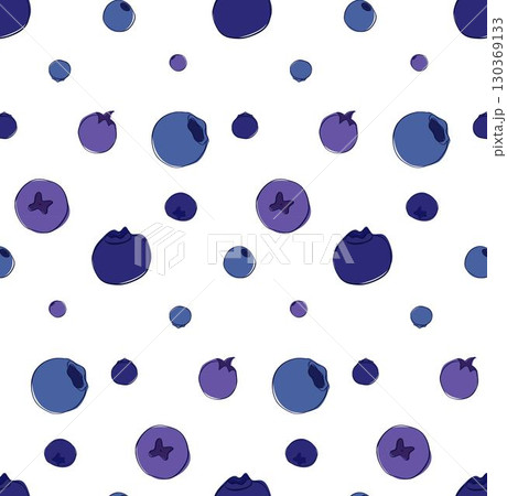 Theme big colored seamless pattern with blueberry, bright berry pattern for seal. vector graphic line Berry pattern consisting of beautiful seamless repeat blueberry. Theme big colored seamless pattern with blueberry, bright berry pattern for seal. vector graphic line Berry pattern consisting of beautiful seamless repeat blueberry. 130369133