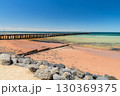 Ardrossan Jetty on a bright day, South Australia 130369375