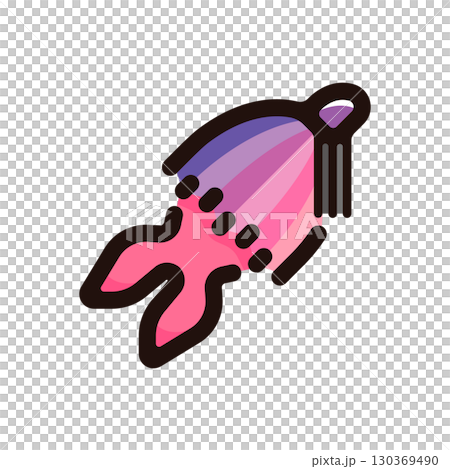 橡膠夾具插圖圖示（誘餌、釣具、釣具材料） 130369490